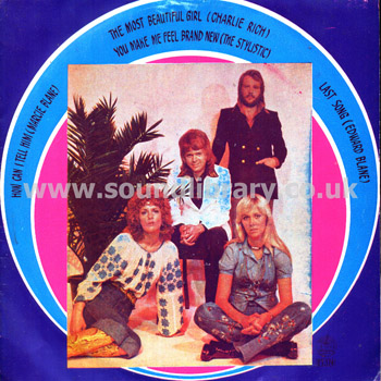 Abba Charlie Rich Edward Bear Marcie Blane Thailand 7" EP 4 Track Stereo FT. 174 Front Sleeve Image