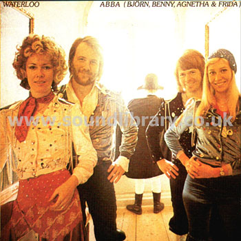 Abba Waterloo Sweden Issue CD Polar POLCD-252 Front Inlay Image