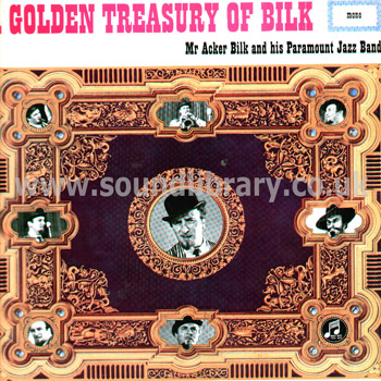 Mr Acker Bilk & His Paramount Jazz Band A Golden Treasury UK LP Columbia 33SX 1304 Front Sleeve Image