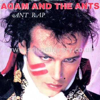 Adam And The Ants Ant Rap UK Issue Stereo 7" Front Sleeve Image