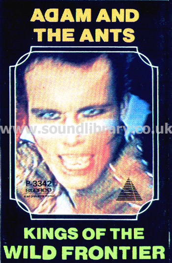 Adam And The Ants Kings Of The Wild Frontier Saudi Arabia MC Premier Super P-3342 Front Inlay Card