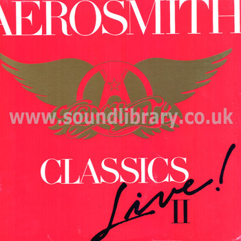 Aerosmith Classics II Live! USA Issue LP Columbia FC40855 Front Sleeve Image