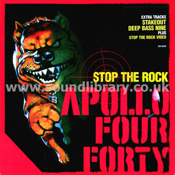 Apollo 440 Stop The Rock UK Issue Enhanced CDS Sony SSX10CDX Front Card Sleeve