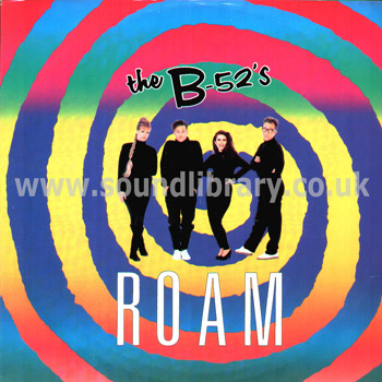 The B-52'S Roam UK Issue Stereo 12" Reprise W9827T Front Sleeve Image