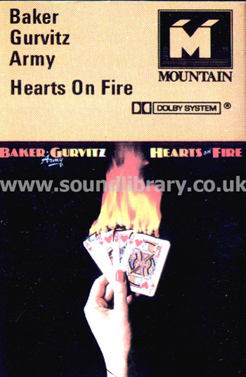 Baker Gurvitz Army Hearts On Fire UK Issue Stereo MC Mountain TC-TOPS 111 Front Inlay Card