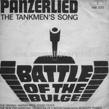 Benjamin Frankel Panzerlied (The Tankmen's Song) UK Issue 7" Warner Bros. WB 5751 Front Sleeve Image