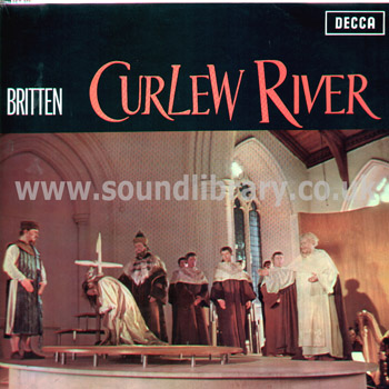 Benjamin Britten Curlew River UK Issue Stereo LP Decca SET 301 Front Sleeve Image