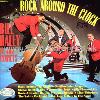 Bill Haley & The Comets Rock Around The Clock UK Issue Stereo LP Hallmark SHM 668 Front Sleeve Image