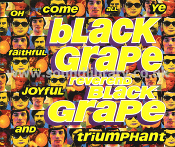 Black Grape Reverend Black Grape UK Issue CDS Radioactive RAXTD 16 Front Inlay Image