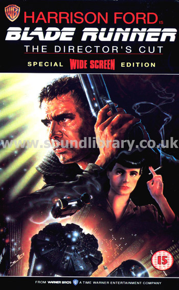 Blade Runner The Director's Cut Bob Okazaki VHS PAL Video Warner Home Video PES 12682 Front Inlay Sleeve