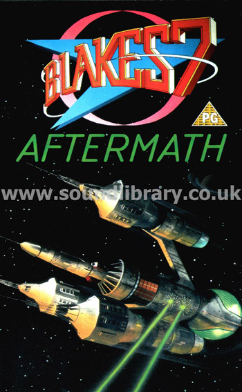 Blakes 7 Aftermath VHS Video BBC Video BBCV 4329 Front Inlay Sleeve