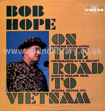 Bob Hope On The Road To Vietnam UK Issue LP Chess CRL 4514 Front Sleeve Image