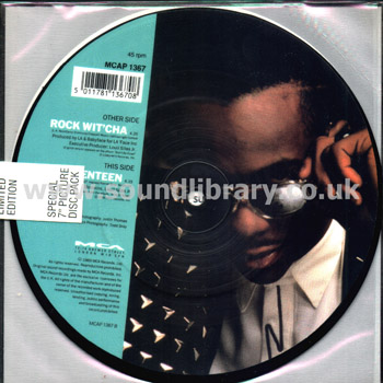 Bobby Brown Rock Wit'cha Picture Disc UK Issue 7" Rear Picture Disc Pack