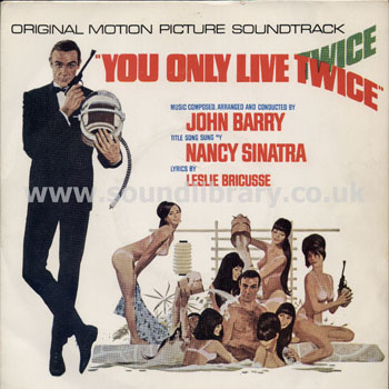 You Only Live Twice James Bond Thailand Issue 7" EP Front Sleeve Image