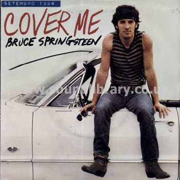 Bruce Springsteen Cover Me Portugal Issue 7" Front Sleeve Image