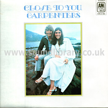 Carpenters Close To You UK Issue Stereo LP A&M AMLS 998 Front Sleeve Image