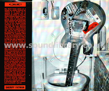 Carter The Unstoppable Sex Machine Sheriff Fatman UK Issue Jewel Case CDS Front Inlay Image