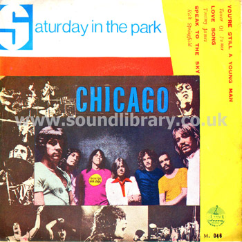Chicago Rick Springfield Tommy James Tower Of Power Thailand EP 4 Track Stereo M. 046 Front Sleeve Image