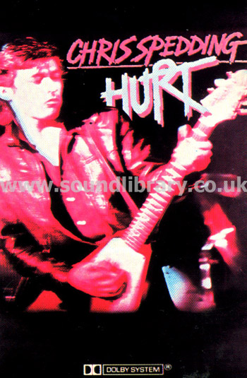 Chris Spedding Hurt UK Issue 10 Track Stereo MC RAK TCSRAK529 Front Inlay Card