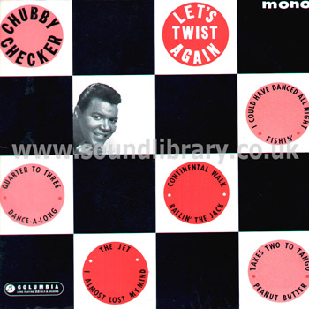 Chubby Checker Lets's Twist Again Mono LP Columbia 33SX 1411 Front Sleeve Image