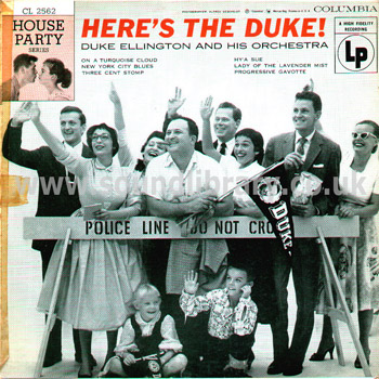 Duke Ellington and His Orchestra Here's The Duke Canada Issue 10" Columbia CL 2562 Front Sleeve Image