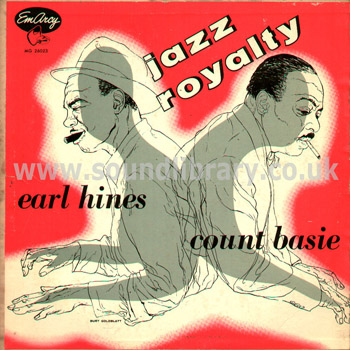 Count Basie Earl Hines Jazz Royalty USA Issue 10" EmArcy MG 26023 Front Sleeve Image