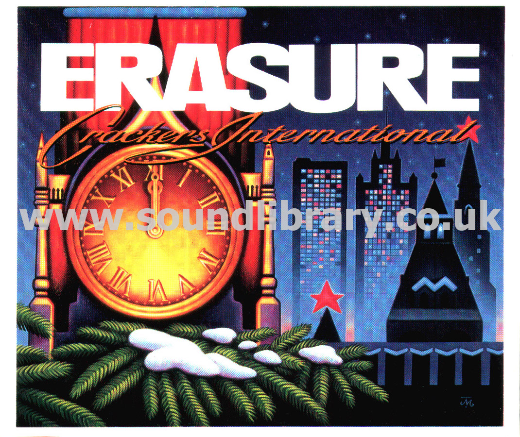 Erasure Crackers International UK Issue 3" CDS Mute CD MUTE 93 Front Inlay Image