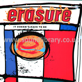 Erasure It Doesn't Have To Be South Africa Issue 12" Mute MUX 718 Front Sleeve Image