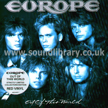 Europe Out Of This World UK Issue Coloured Vinyl LP Front Sleeve Image