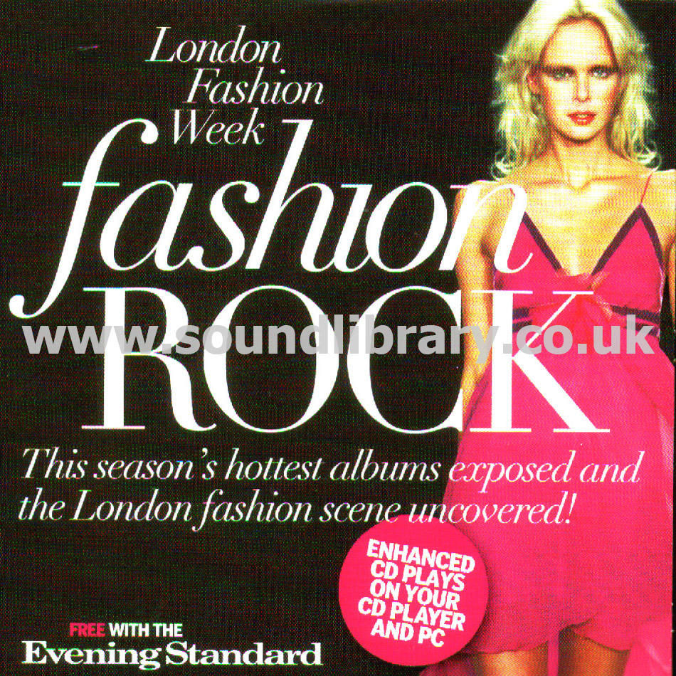 Various Fashion Rock UK Issue Enhanced CD Bigtime.tv Front Sleeve Image
