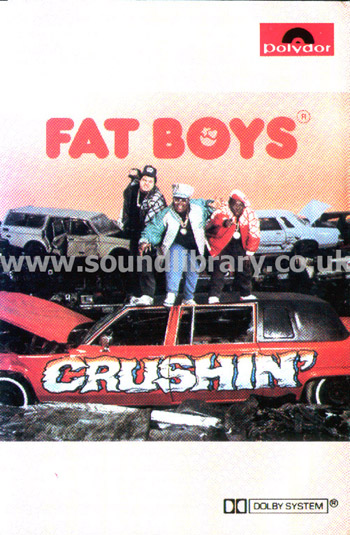 Fat Boys Crushin' Singapore Malaysia Hong Kong Issue Stereo MC 831 948-4 Front Inlay Card