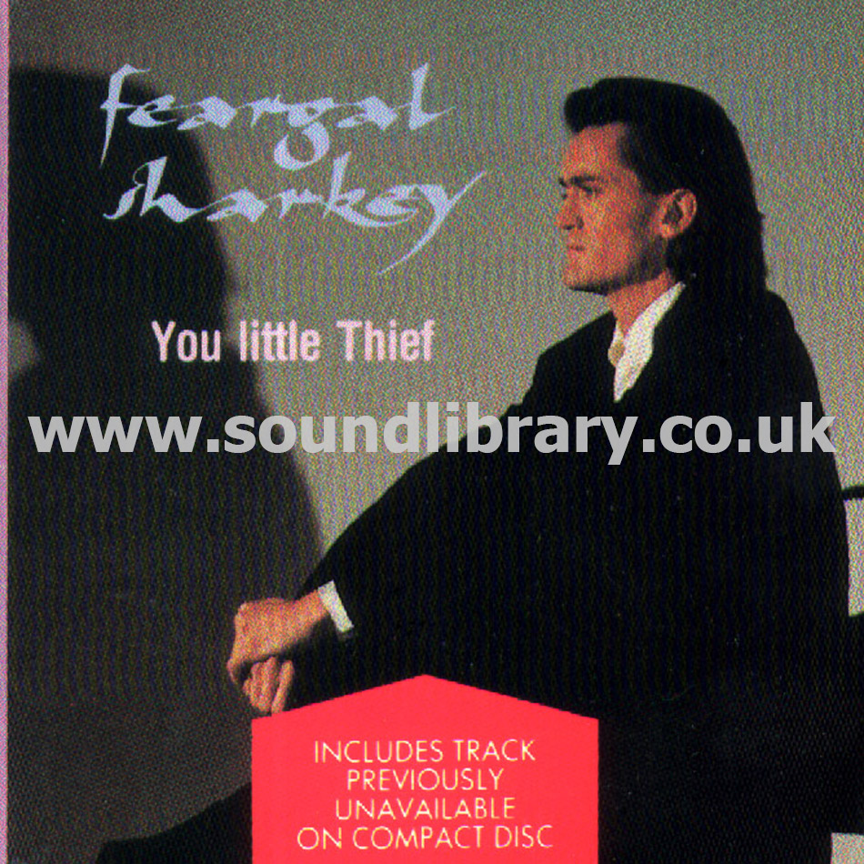 Feargal Sharkey You Little Thief UK Issue Card Sleeve 3" CDS Virgin CDT36 Front Card Sleeve