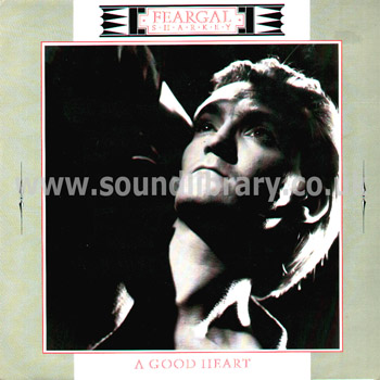 Feargal Sharkey A Good Heart UK Issue 12" Virgin VS 808-12 Front Sleeve Image