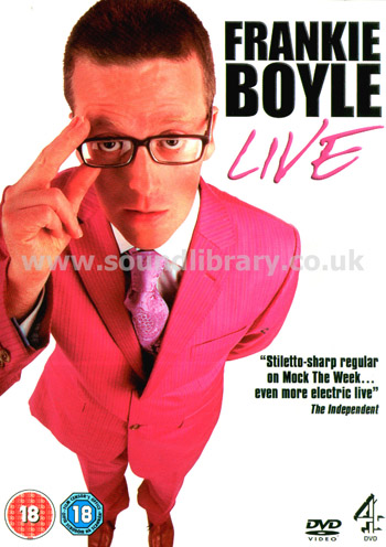 Frankie Boyle Live Region 2 PAL DVD Channel 4 C4DVD10161 Front Inlay Sleeve