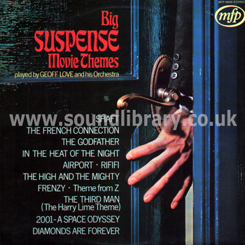 Geoff Love & His Orchestra Big Suspense Movie Themes LP Music For Pleasure MFP 50035 Front Sleeve Image
