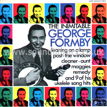 George Formby I'm The Ukelele Man UK Issue Mono LP Music For Pleasure MFP 1182 Front Sleeve Image