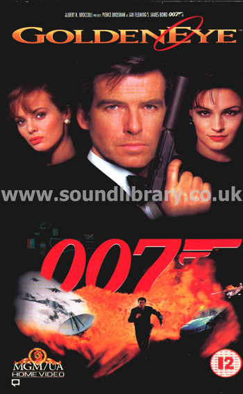 Goldeneye James Bond VHS PAL Video Front Inlay Sleeve