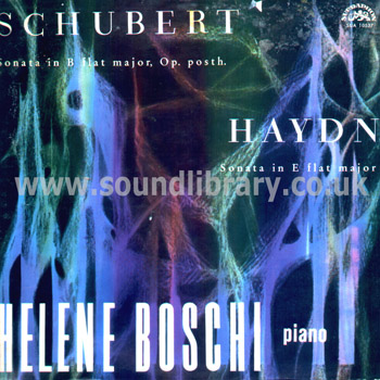 Helene Boschi Schubert Sonata In B Haydn Sonata In E LP Supraphon SUA 10537 Front Sleeve Image