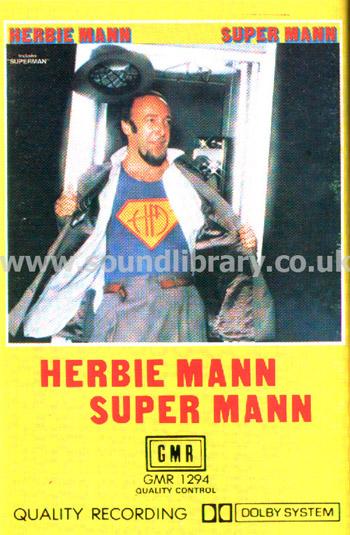 Herbie Mann Super Mann Singapore Issue Stereo MC GMR GMR 1294 Front Inlay Card