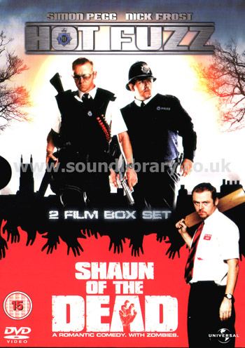 Hot Fuzz / Shaun Of The Dead Simon Pegg Region 2 PAL 2DVD Universal 825 037 7 • 11 Front Inlay Sleeve