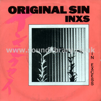 INXS Original Sin France Issue 7" Mercury 818 132-7 Front Sleeve Image