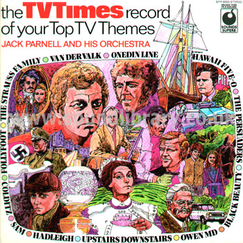 The TV Times Record Of Your Top TV Themes Stereo LP Sounds Superb SPR 90035 Front Sleeve Image