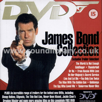 James Bond Collection Exclusive Trailer Selection Region 2 PAL DVD Front Inlay Image