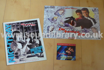 Die Another Day James Bond Mail On Sunday Magazine with CD & Poster Magazine Poster CD Image