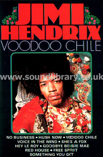 Jimi Hendrix Voodoo Chile Holland Issue Stereo MC Masters MAMC 9221285 Front Inlay Card