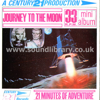 Journey To The Moon UK Issue 7" EP Century 21 MA100 Front Sleeve Image