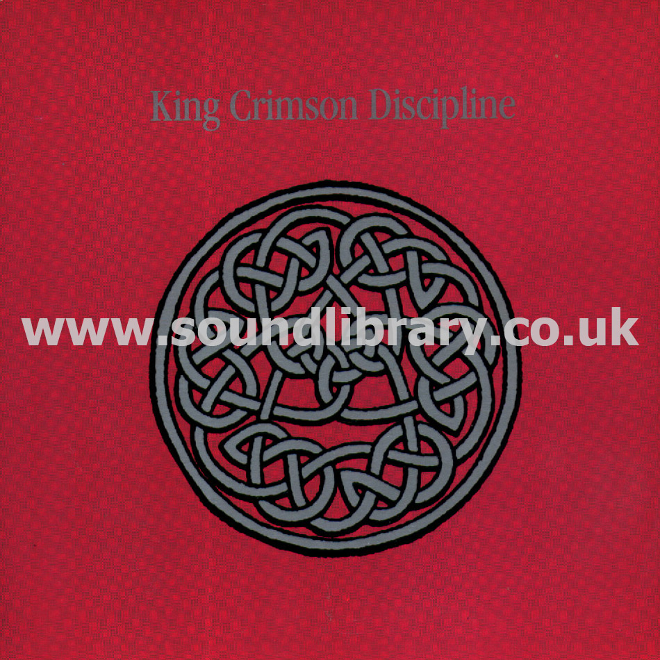 King Crimson Discipline UK Issue CD EG EGCD 49 Front Inlay Image