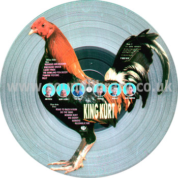 King Kurt Big Cock UK Issue Picture Disc LP Stiff P SEEZ 62 Picture Disc Image