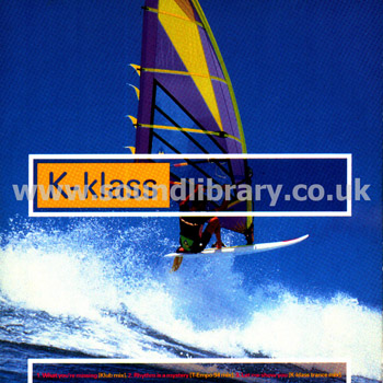 K-Klass What You're Missing UK Issue Card Sleeve CDS Deconstruction CDR 6380 Front Card Sleeve