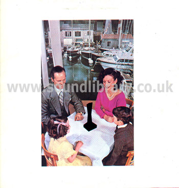 Led Zeppelin Presence UK Issue LP Swan Song SSK 59402 Front Sleeve Image